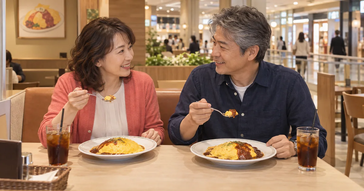 新さっぽろアークシティ-サンピアザでデートを楽しむふたりをイメージしたAI画像