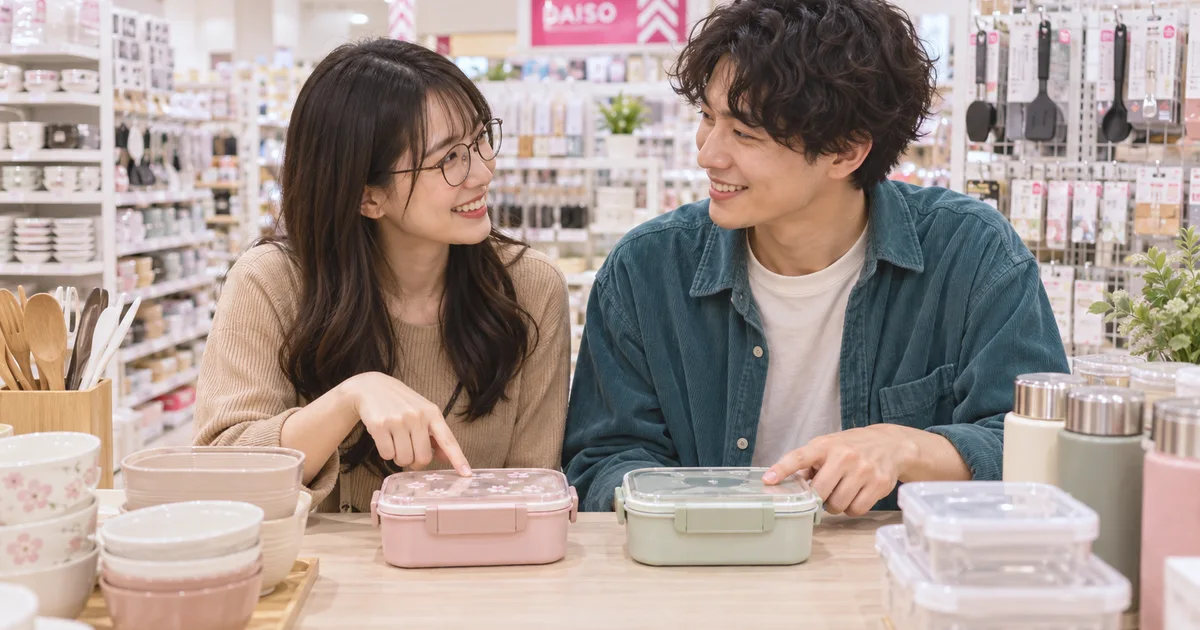 ゆめタウン蔵王でデートを楽しむふたりをイメージしたAI画像
